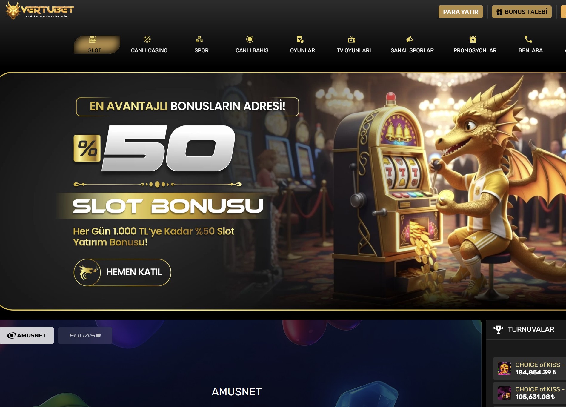 VERTUBET giriş